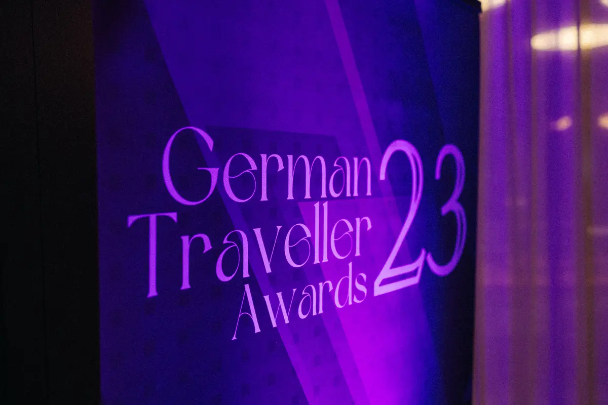 Projection of the German Traveller Awards 23 logo